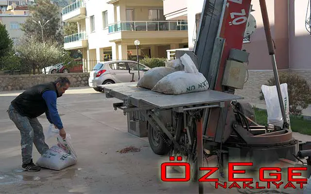 inşaat malzemesi için kiralık asansör