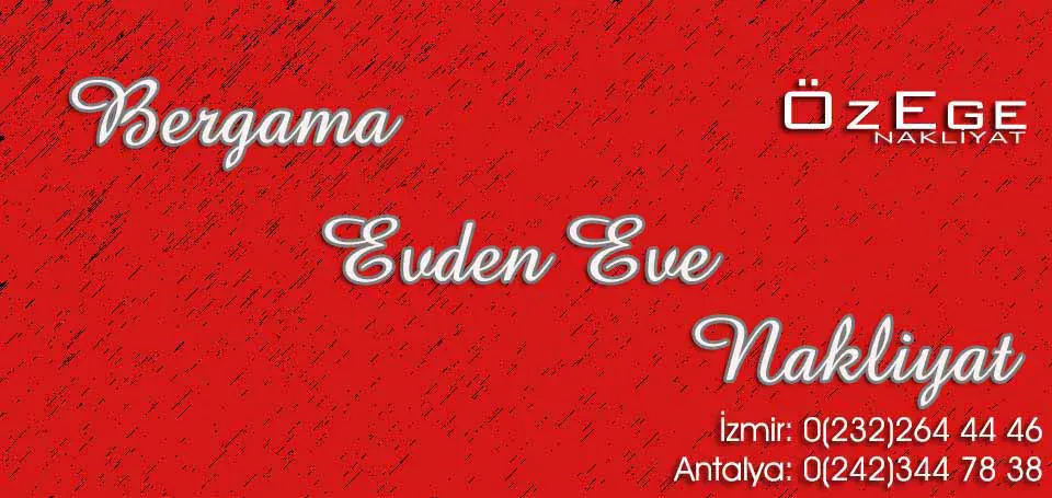 Evden Eve Nakliyat Bergama