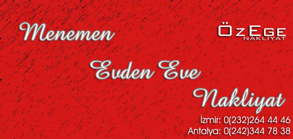 Evden Eve Nakliyat Menemen